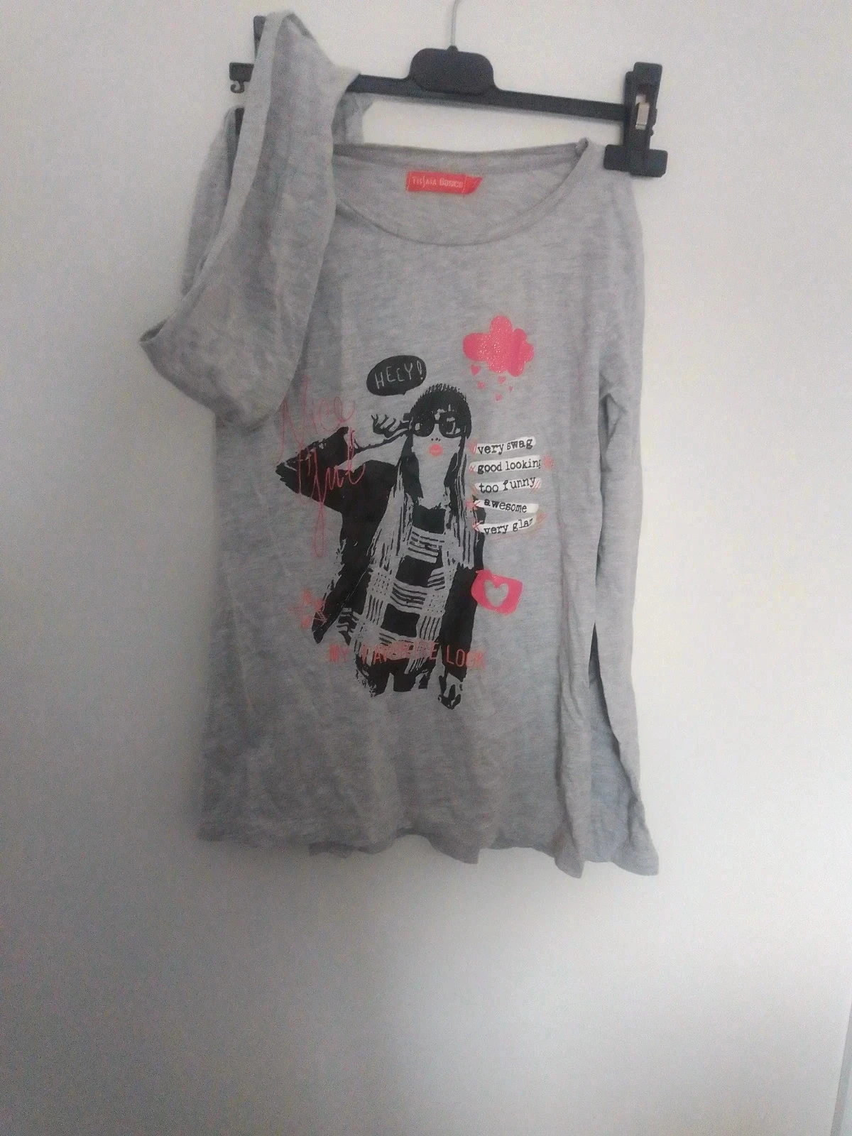 Tee-shirt gris 14 ans